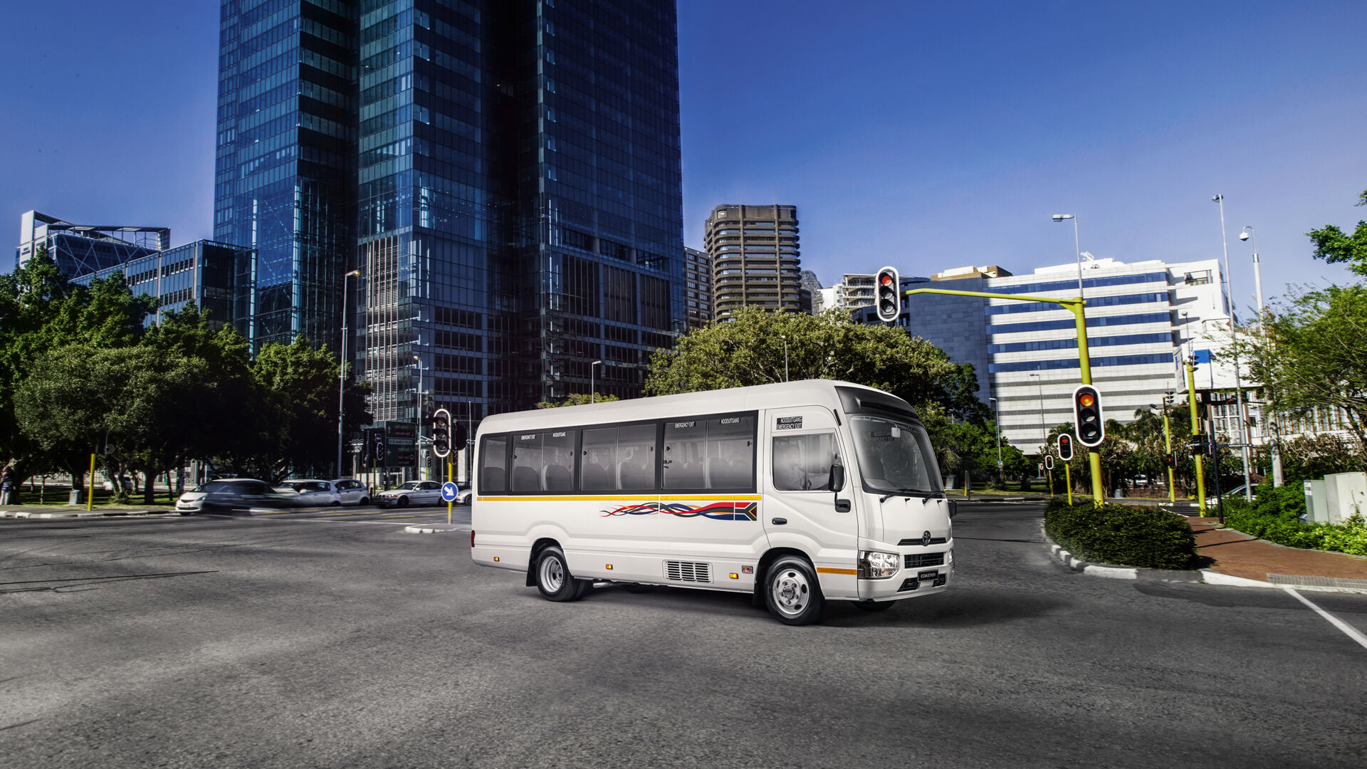 Toyota Coaster exterior