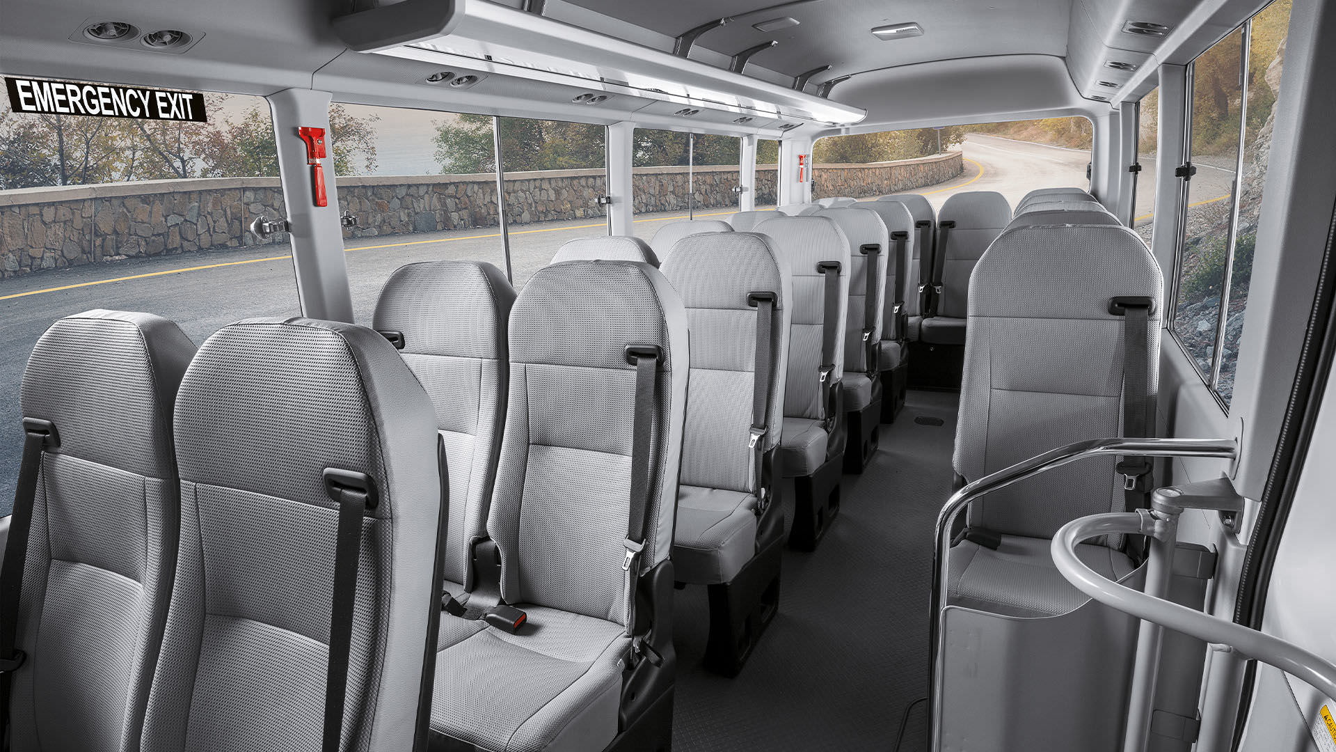 Toyota Coaster interior